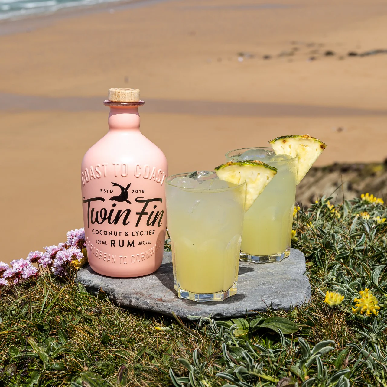 Twin Fin Coconut & Lychee Rum - Image 3
